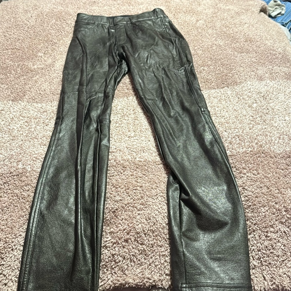 SPANX Faux Leather pants size xs